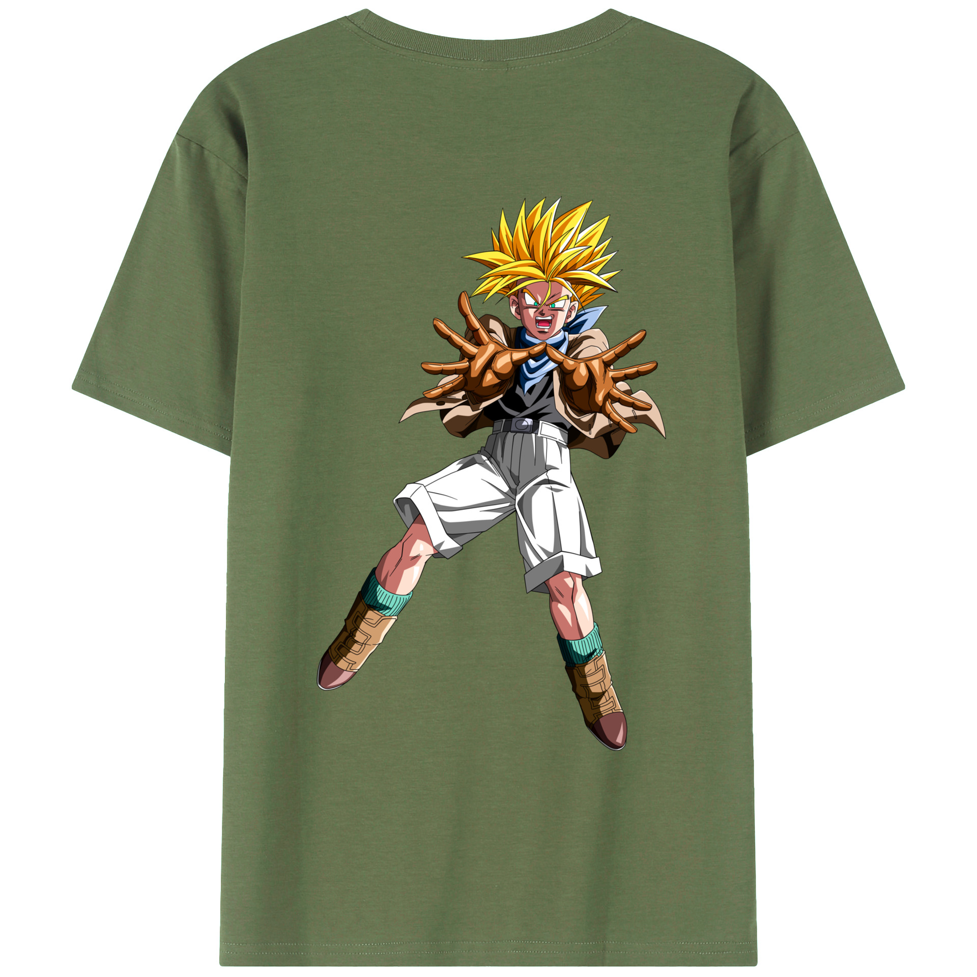 （画像用） ドラゴンボール DRAGON BALL 綿100％ メンズ半袖Tシャツ（バックプリント） 通気性